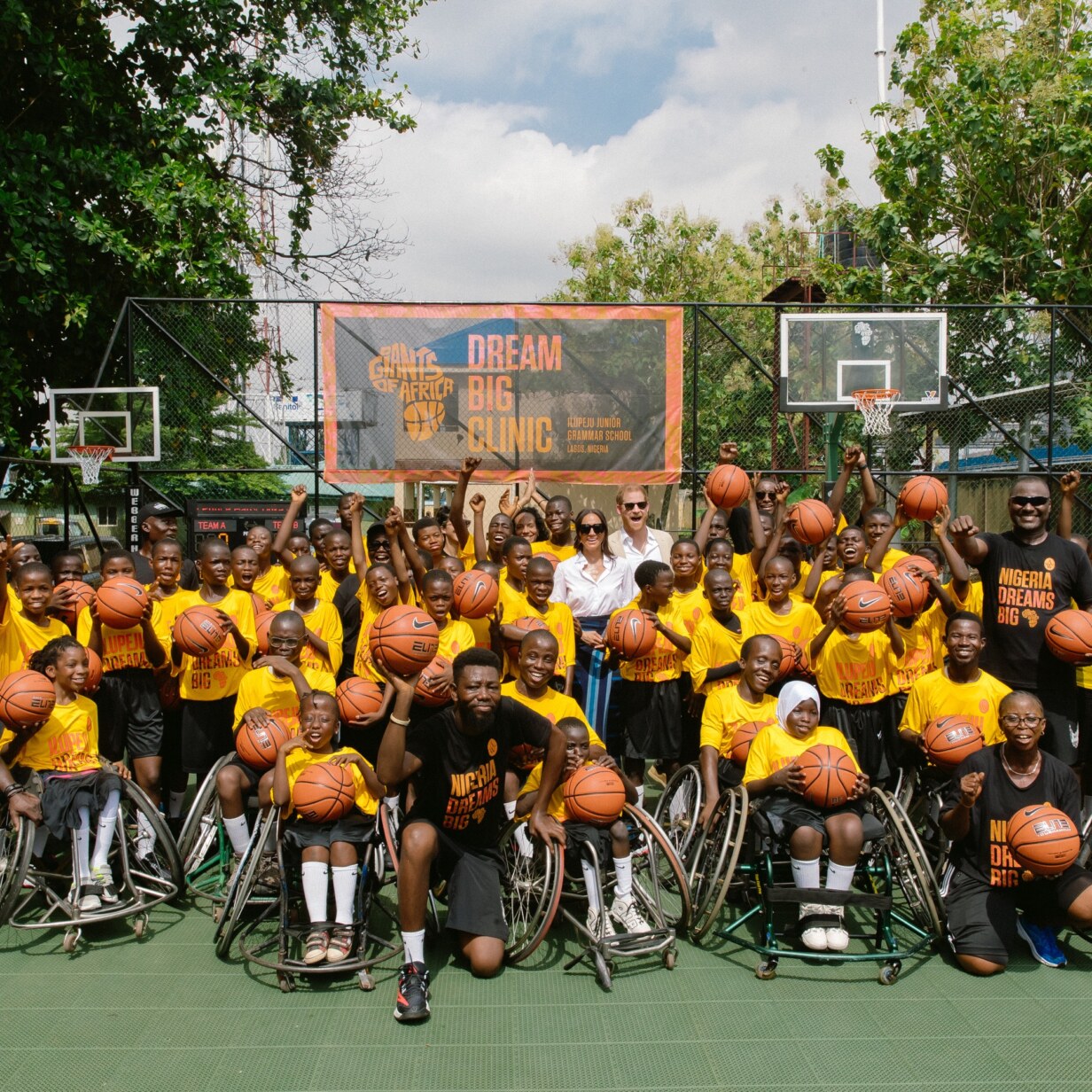 Masai Ujiri’s Giants of Africa partners with Prince Harry and Meghan